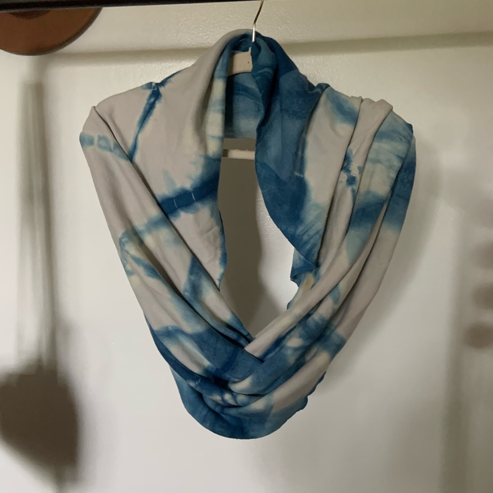 Tie dye infinity scarf